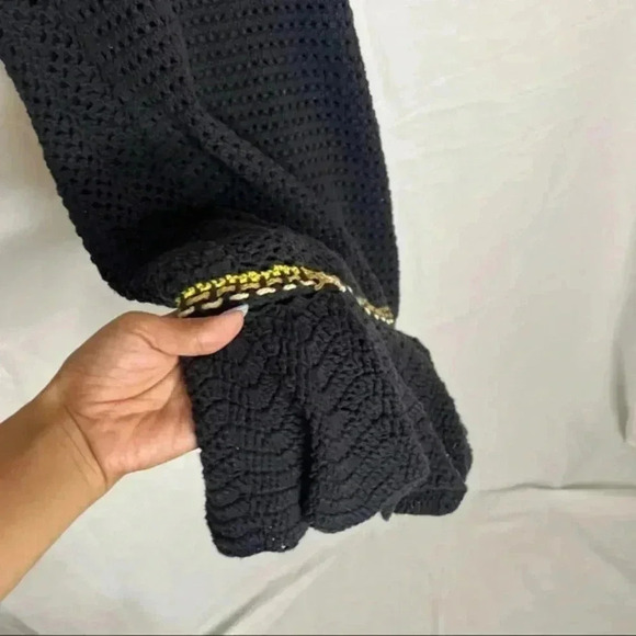 Free people crotchet black halter dress - Picture 5 of 12